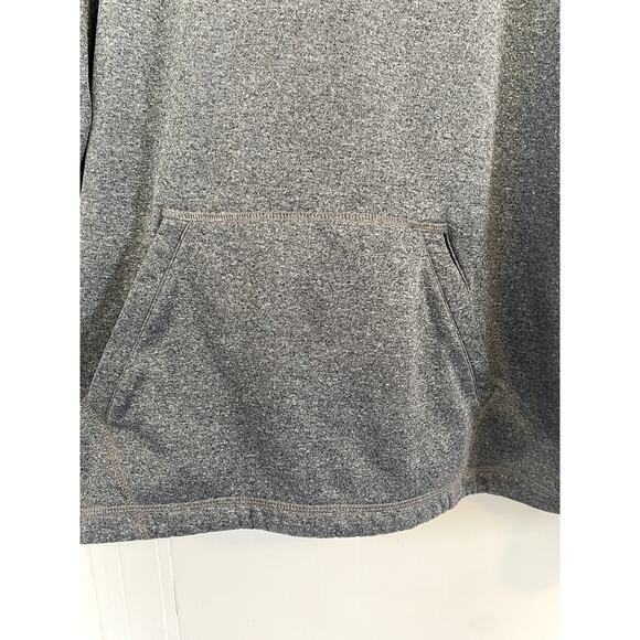 Nike Gray Hoodie with Neon Green Swoosh - Picture 5 of 6